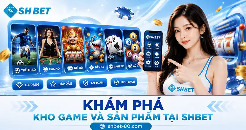 Khám Phá Kho Game Và Sản Phẩm Tại SHBET